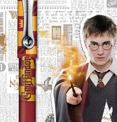 Maped - Penna stilografica con punta irridio- Qualità superiore- Scrittura regolare- Comfort soft grip triangolare Harry Potter