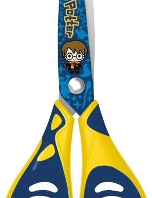 Maped – Forbici per bambini di Harry Potter, 13 cm, forbici da scuola dai 4 anni – Forbici per bambini con lame decorate Harry Potter blu