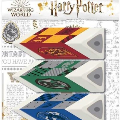 Maped – Set di 3 gomme piramidali – maggiore precisione e comfort – Gomma bianca – Licenza Harry Potter