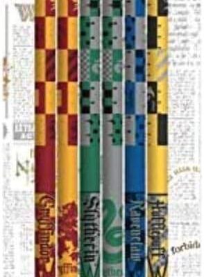Maped – 6 matite grafite Black'Peps Harry Potter HB con gomma – Matite per scrittura Harry Potter – Set di 6 matite da disegno