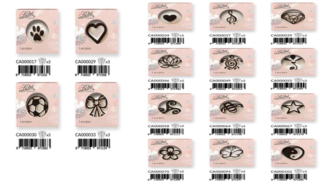 Ladot Tatuaggio per bambini e adulti, tatuaggi finti temporanei delicati sulla pelle, timbro per tatuaggio senza aghi per corpo e braccio, impermeabile, timbro in ceramica