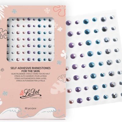 Ladot - Adesivo per il corpo con strass, Multicolore