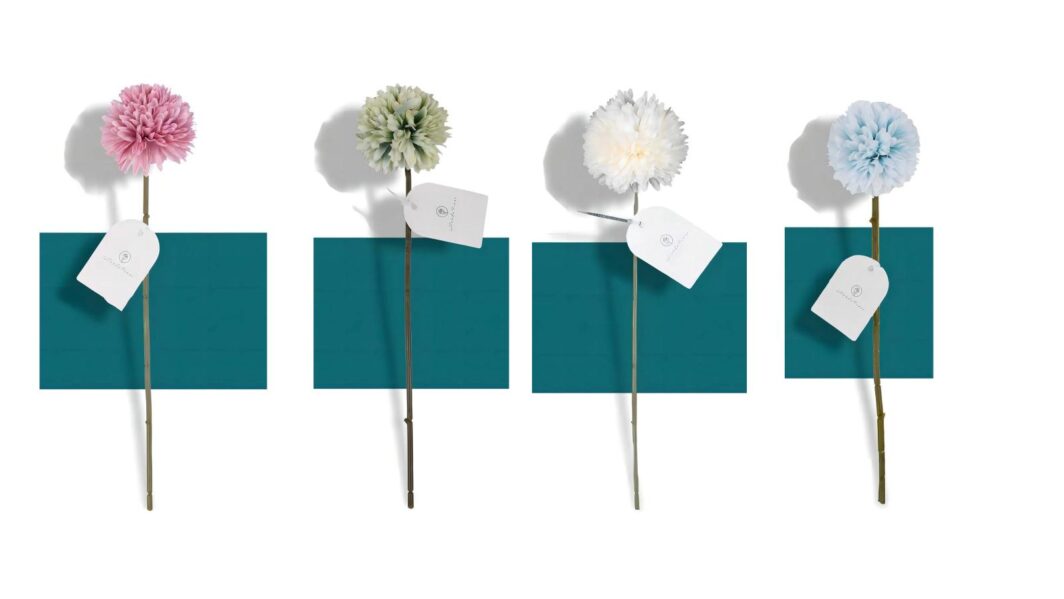 Dalia Ramo  Artificiale h 30 cm - DIAM. 7.5 CM 4 colori