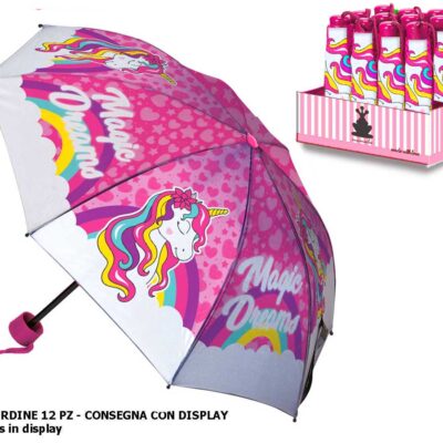 OMBRELLO UNICORNO PIEGHEVOLE