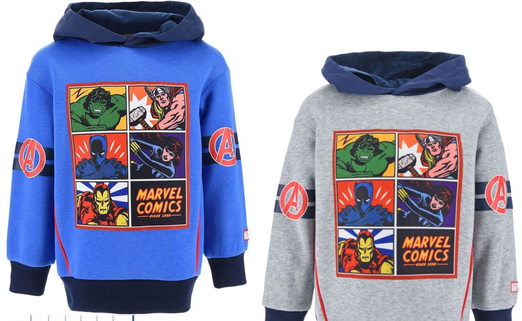 FELPA CON CAPPUCCIO AVENGERS