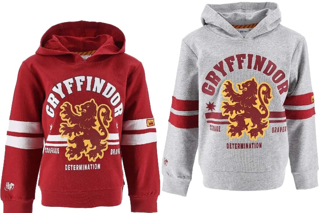 FELPA CON CAPPUCCIO HARRY POTTER GRIFONDORO