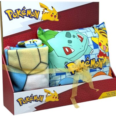 PLAID CON CUSCINO POKEMON