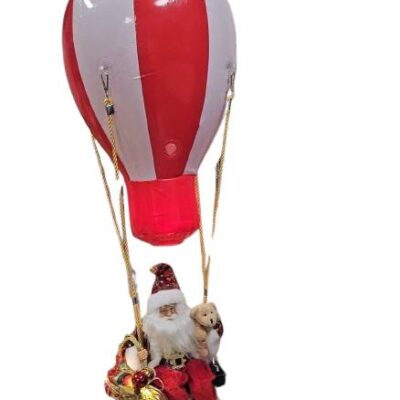 BABBO NATALE IN PLASTICA MONGOLFIERA
