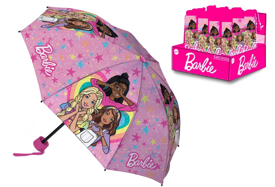 OMBRELLO PIEGHEVOLE BARBIE