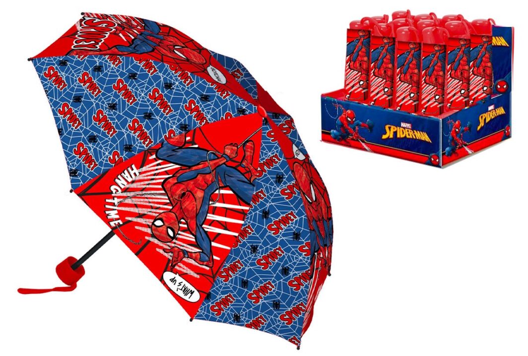 OMBRELLO SPIDERMAN PIEGHEVOLE