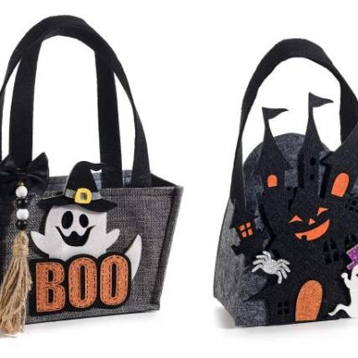 Borsetta in panno decorato Halloween