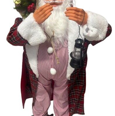 BABBO NATALE DECORATIVO ALL'IMPIEDI
50X25X130 CM