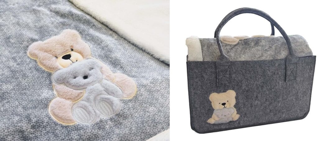 PLAID FRIEND C/APPLICAZIONE
DIS. MY TEDDY
"DAUNEX"