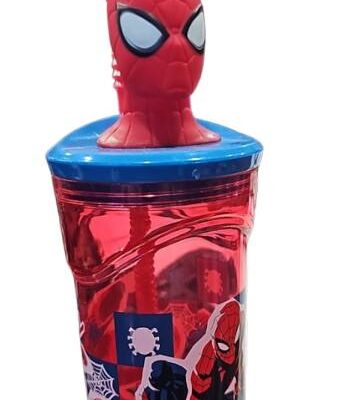 SPIDERMAN BICCHIERE CON CANNUCCIA 3D