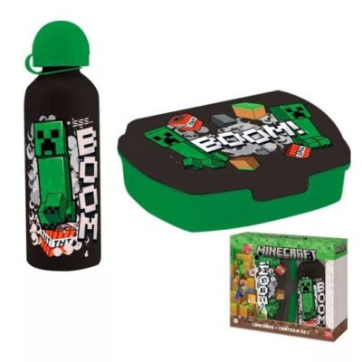 MINECRAFT LUNCH BOX + BORRACCIA