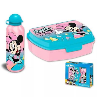 MINNIE  LUNCH BOX + BORRACCIA