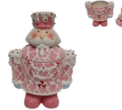 BARATTOLO SOLDATO SCHIACCIANOCI 28CM DECORO CANDY