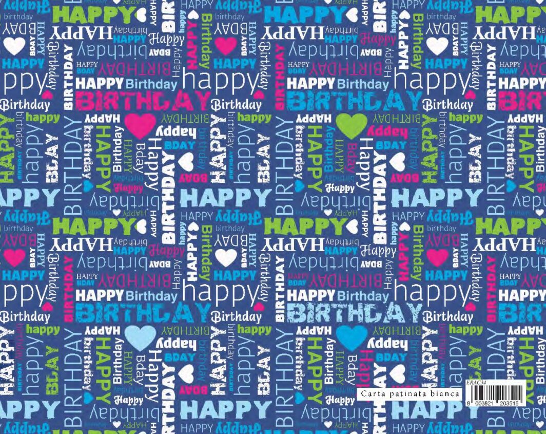 CARTA REGALO 70x100 PARTY HAPPY BIRTHDAY