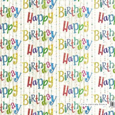 CARTA REGALO 70x100 CANDY CANDY HAPPY BIRTHDAY