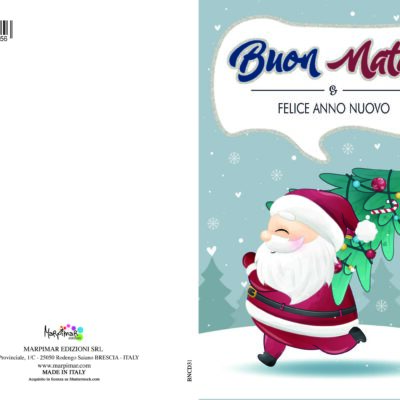 BIGLIETTO BUON NATALE OLOGRAFICO