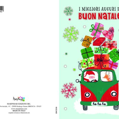 BIGLIETTO BUON NATALE OLOGRAFICO
