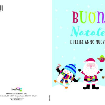 BIGLIETTO BUON NATALE C/GLITTER