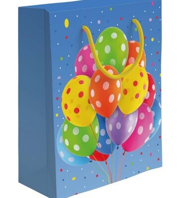 SHOPPER PALLONCINI 26X32X12 CM