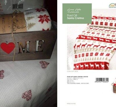 PLAID GIFT SANTA CRISTINA 130x160 CM