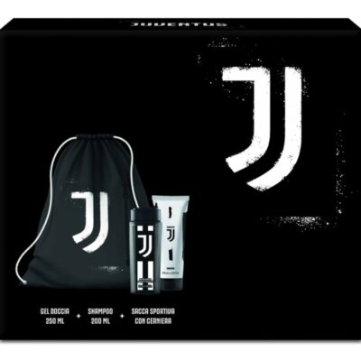 JUVENTUS GIFTSET DOCCIASHAMPOO 250ML + SHAMPOO 200 ML + SACCA