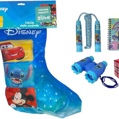 Calza  befana con Accessori e giochi Disney Stitch