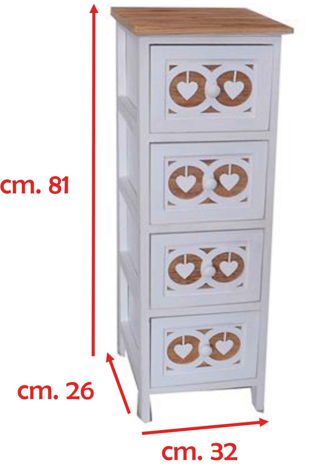 MOBILETTO SANCHEZ 4 CASSETTI