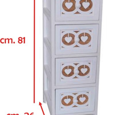 MOBILETTO SANCHEZ 4 CASSETTI