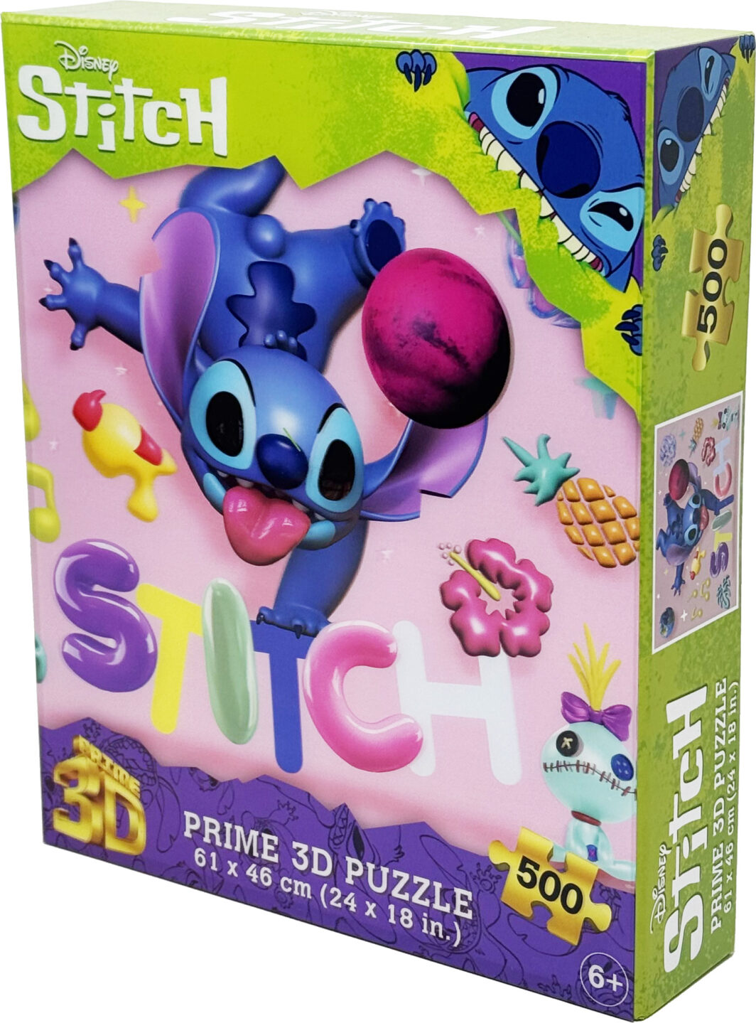 Puzzle 3D 500 pezzi 61x46cm Stitch party