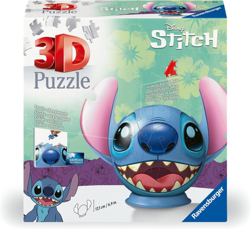 Puzzle 3D 72 pezzi Stitch
