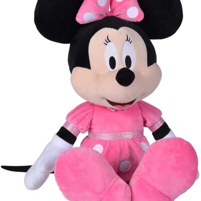 PELUCHE 60 CM MINNIE ABITO ROSA
