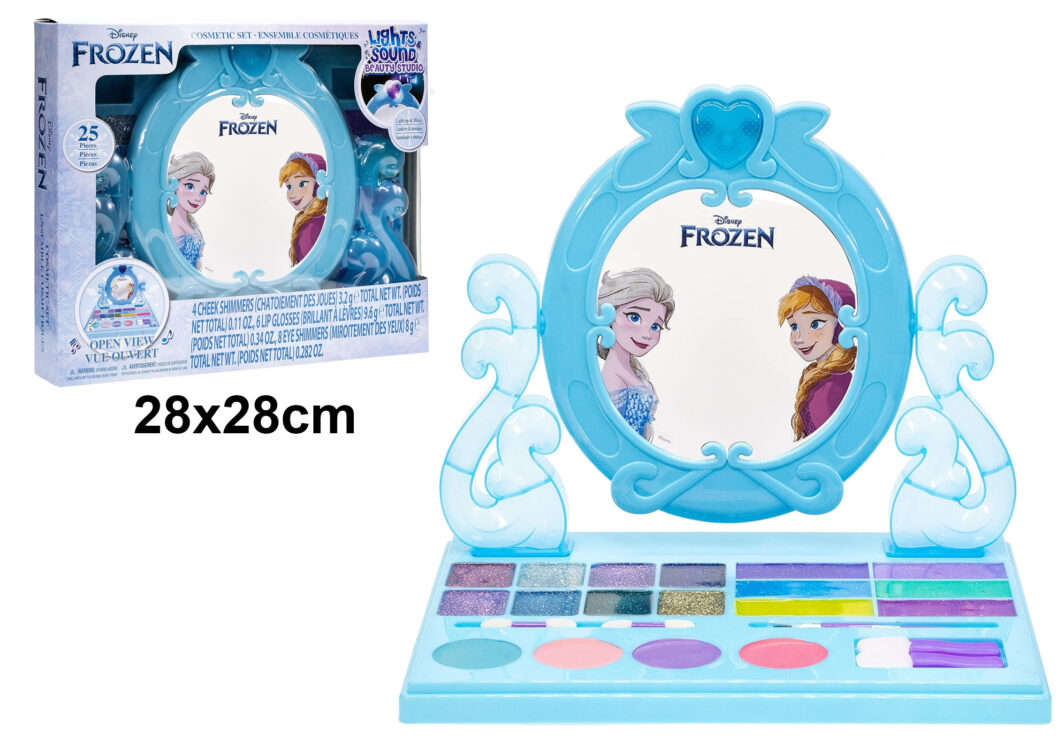 Specchio Set Trucco c/luce e musica Frozen