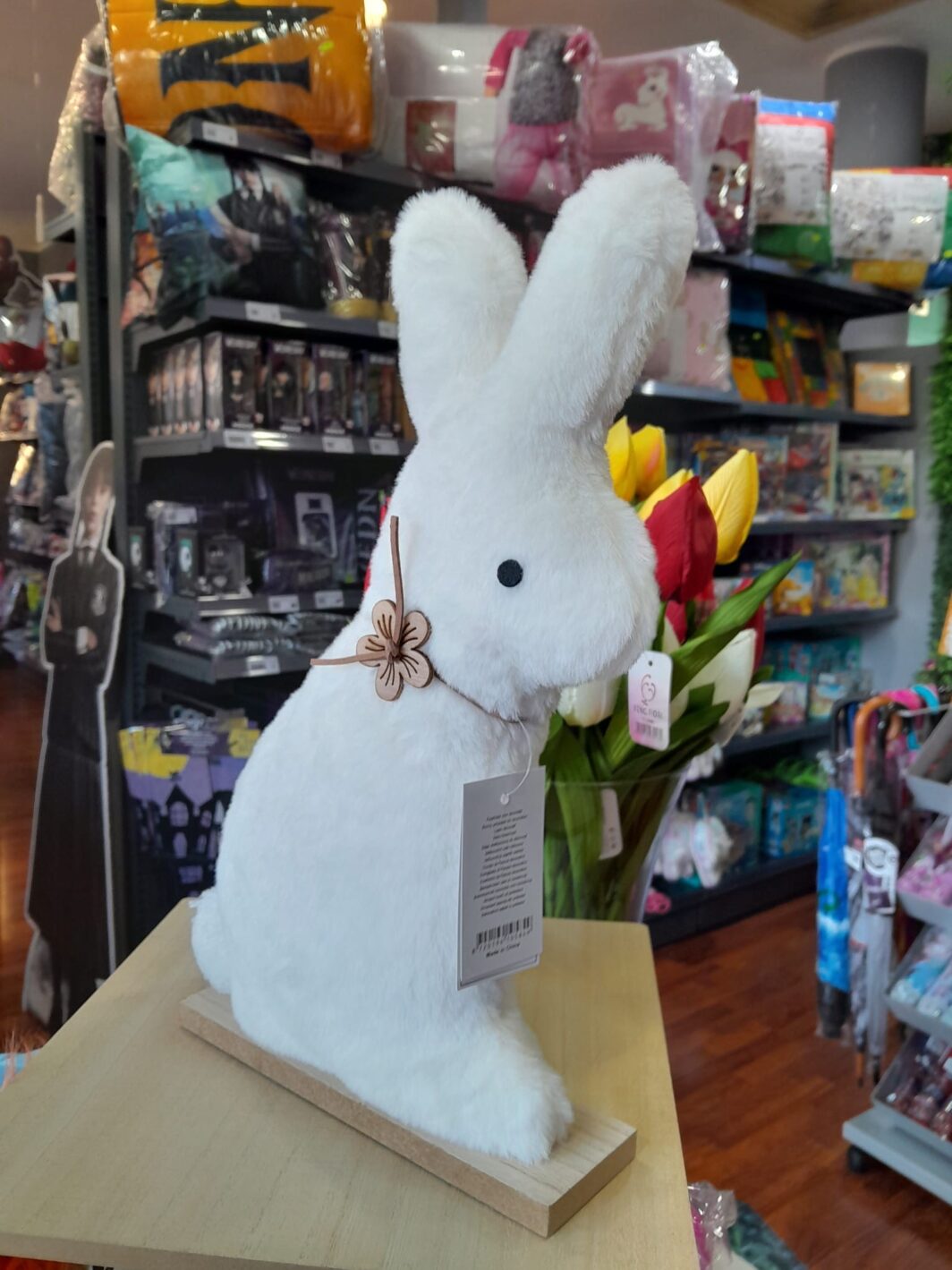 Coniglietto di Pasqua Peluche Bianco