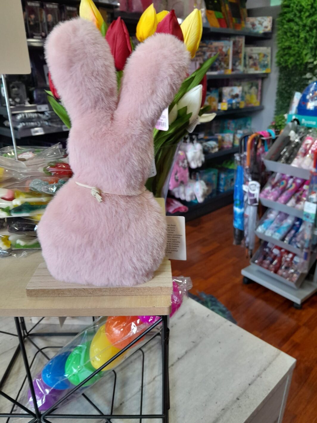 Coniglietto di Pasqua Peluche Rosa