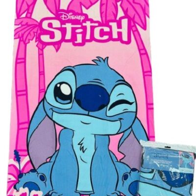 Telo mare Stitch Angel  o asciugamano da bagno Stitch 70 x 140 cm (telo mare Stitch)