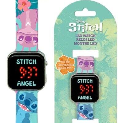 STITCH Orologio Digitale Quarzo Ragazzi con Cinturino in Silicone