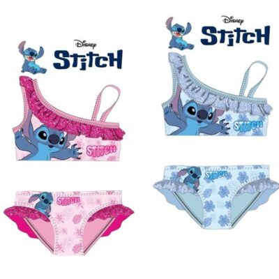 Disney Stitch - Costume da bagno 2 pezzi bambina