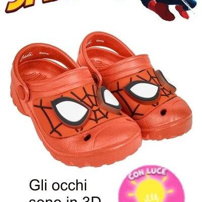 DISNEY SPIDERMAN CROCS CON LUCI