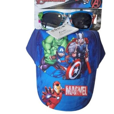 AVENGERS OCCHIALI DA SOLE E CAPPELLINO