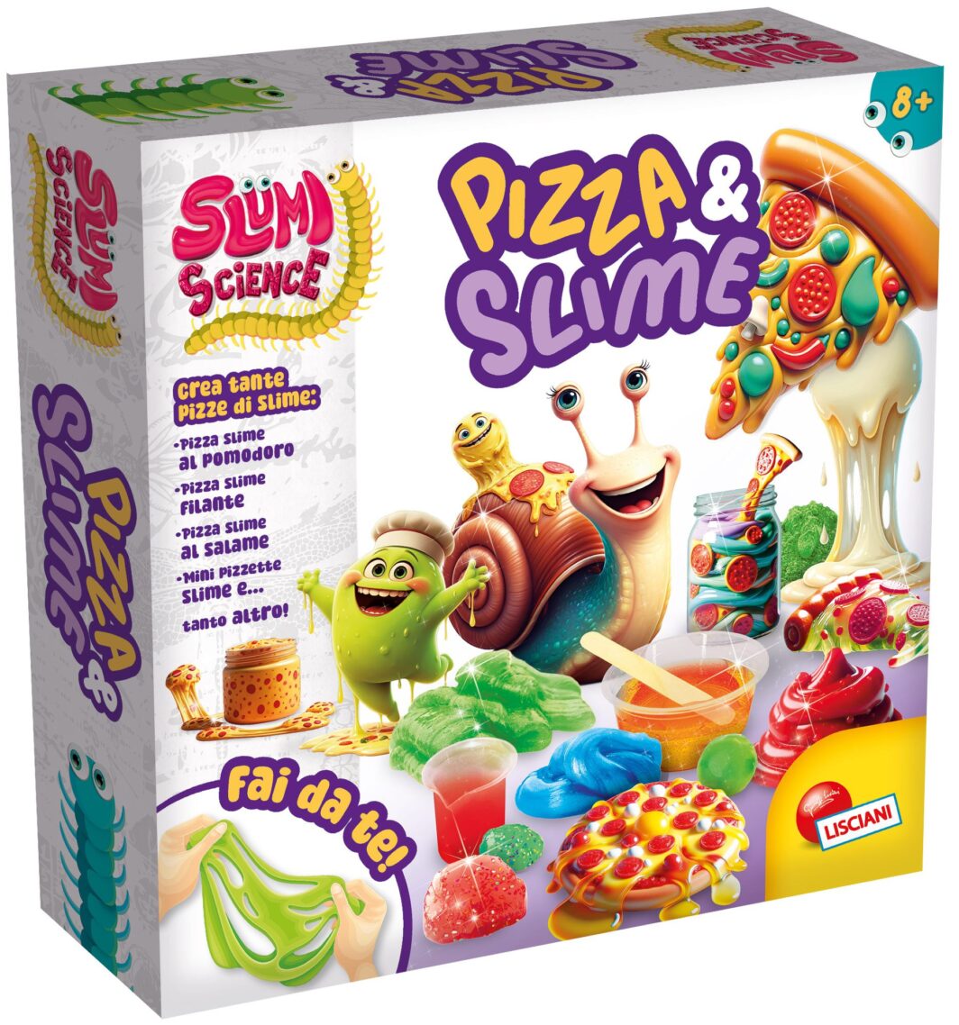 SLUMI SCINCE -SQUISH PIZZA E SLIME