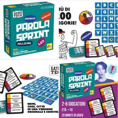 Ludoteca Pocket Parola Sprint
Nomi, cose, città in una versione orginale e coinvolgente.