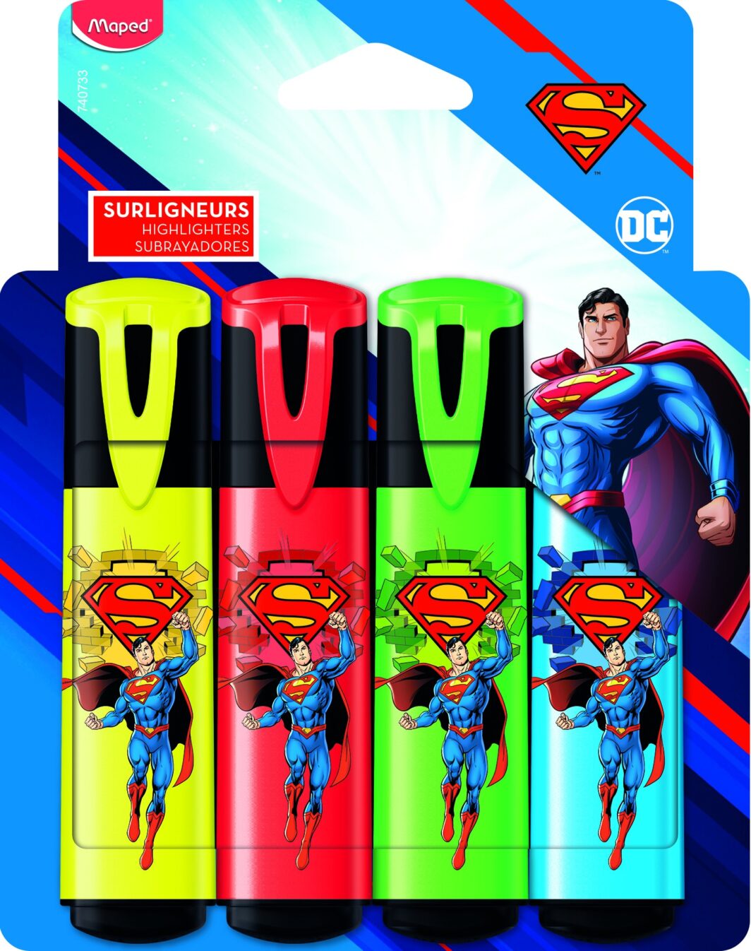 SUPERMAN - 4 EVIDENZIATORI