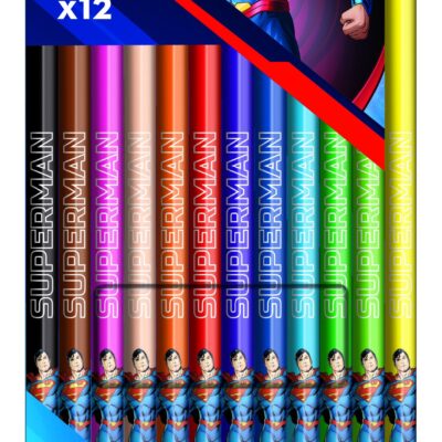 Pastelli a matita Maped Superman 12 colori