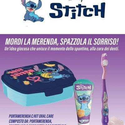 " STITCH "
SET PORTAMERENDA con KIT ORAL CARE
con DENTIFRICIO + SPAZZOLINO