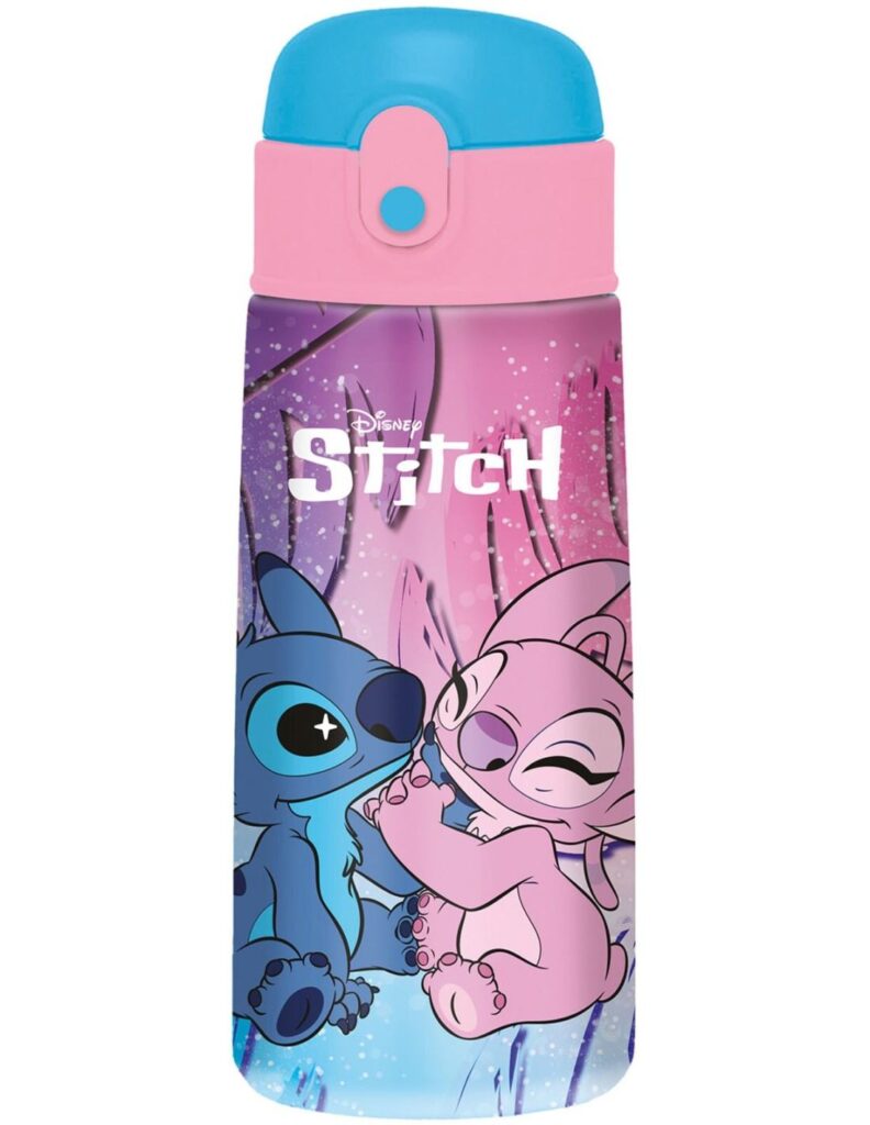 Borraccia termica con beccuccio Stitch, 460 ml in acciaio - Seven * Cartoleria