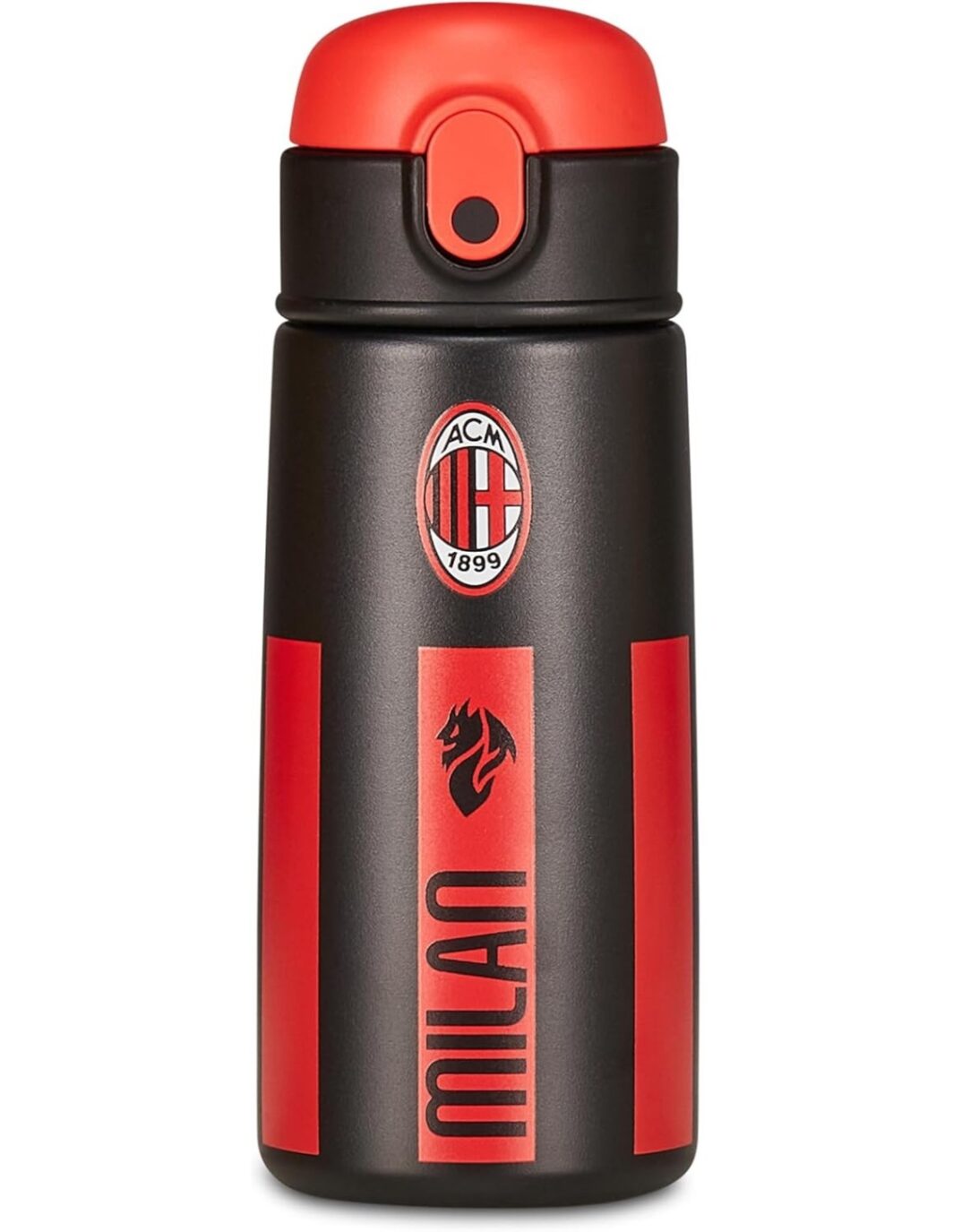 Seven Milan - Borraccia termica per bambini con cannuccia 460ml